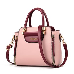 Bags lady 2020 new fashion handbags hit color portable big bag Europe shoulder bag messenger bags