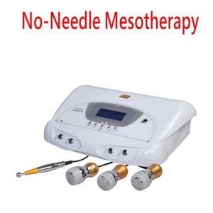 Portable Electroporation Device no Needle Mesotherapy Machine for skin care facial lifting Electrophoresis cooling ultrasound DHL