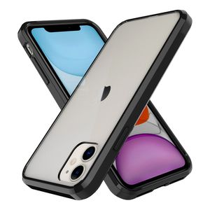 Acrylic TPU Transparante Clear Case Cases voor iPhone PRO MAX S PLUS X XS XR Schokbestendig Cover