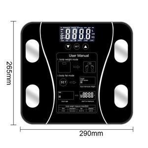 Body Fat Scale Floor Scientific Smart Electronic LED Digital Weight Bathroom Balance Bluetooth APP Android