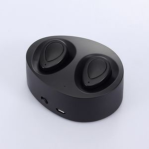 TWS-K2 Mini-Doppel-Ohrhörer, Bluetooth-Freisprech-Ohrhörer, kabelloser 4.1-Kopfhörer mit Ladebox und Mikrofon