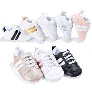 Babyschuhe, PU-Leder, Turnschuhe für Neugeborene, Babybettschuhe, Jungen und Mädchen, Kleinkind, weiche Sohle, Lauflernschuhe