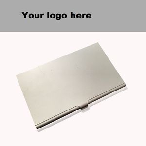 Alloy Card Holder Slim Package Business Cards Flies Case Box ID Credit Holders 2022