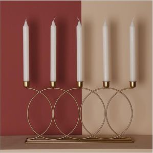 Metal Candlestick Candle Candle Modelo Quarto Nordic Home Criativa Moderna Simples Europeia Da Bandeja Da Tabela