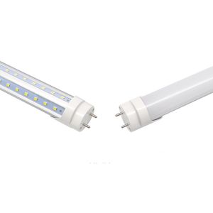 T8 LED-rör V-formade G13 2ft 60cm 18W AC85-265V PF0.95 SMD2835 100LM/W 2-stift Basändar Fluorescerande lampor 5000K 5500K Naturlig vit V-form Linjär bubls 250V Barbelysning