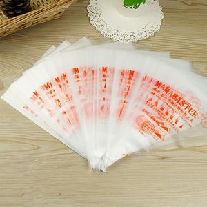 High quality Disposable Piping Bag 100PCS Chocolate bag Milking oil Squeeze sauce Icing Fondant Cake Cream Decorating Pastry Tip Tool