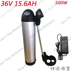 US EU Free Tax Electric Bike Battery 36V 15AH Water bottle 18650 li-ion Battery 36V 500W E-Bike kettle battery with Charger+ BMS.