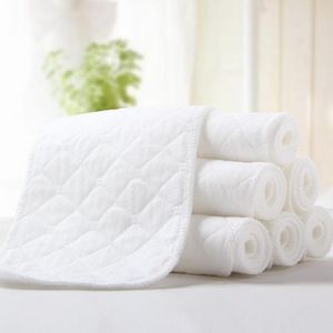 10st återanvändbara tvättbara insatser Boosters Liners Real Pocket Cloth Nappy blöja omslagsmikrofiber bambu kol infogning # 30