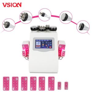 Alta Qualidade Novo Estilo 40K Lipoaspiração Ultrasônica Cavitação 8 Pads Laser Vácuo RF Cuidados com Pele Salão Spa Emagrecimento Máquina Beleza Equipamento