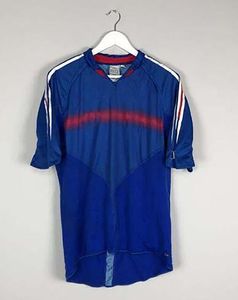 1998レトロバージョンフランスサッカージャージ96 98 02 04 06 Zidane Henry Maillot De Foot Soccer Shirt 2000 Home Trezeguet Football 247