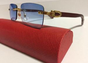 Luxury-Buffalo Solglasögon Kvinnor Brand Designer 2019 Overdimensionerade Blue Buffalo Horn Glasögon Retro Glasögon för kvinnor Toppförsäljning kvinnliga skuggor