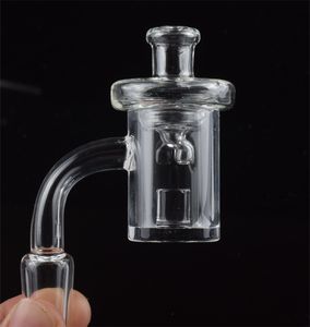 DHL 45 90 Degree núcleo do reator Domeless de vidro de quartzo banger prego UFO tampa do carburador 10 milímetros 14 milímetros 18 milímetros Masculino Feminino Bong