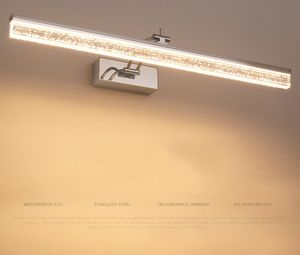 Moderne Edelstahl Aluminium LED Wandlampe Badezimmer Wasserdichte Spiegelkabinett Eitelkeit Frontspiegel Light Kommode Beleuchtung Neue LLFA