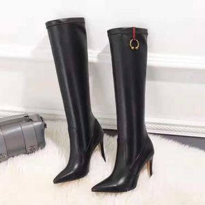 Designer-led high boots leather boots women's boots size 35-40 top luxury women's shoes