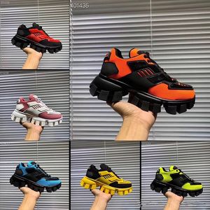 Sneakers Skor Mens Casual Shoes Luxury Designer Mens Klassiska Casual Skor Tyg Gummi Trainer Utomhus Sneakers Cloud Bust Thunder Stick