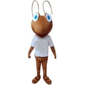 2019 Venda direta da fábrica Formiga Traje Da Mascote Dos Desenhos Animados Fancy DressAdult Tamanho Halloween Natal Outfit