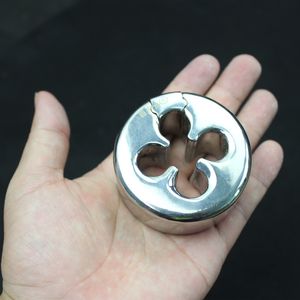 10 Sizes Stainless Steel Cockrings Scrotum Pendant Male Testicular Pendants Ball Stretcher Temperament and Exercise Penis Rings Sex Toys for Men BB355