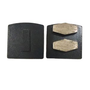 Easy Change Metal Bond Grinding Segments Single Double Bars Grinding Plates Concrete Coating Remove Plug for Hsuqvar-na Machine 12PCS
