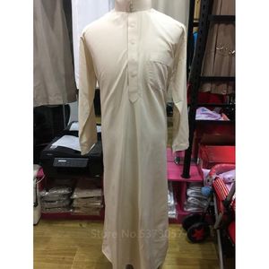 Moda musulmana Uomo Abbigliamento islamico Caftano Medio Oriente Abaya Arabia Saudita Pakistan Thobe Abito lungo abito Jubba Ramadan