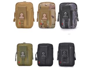 Universal Outdoor Taktische Holster Militär Molle Hüfte Taille Gürtel Tasche Brieftasche Tasche Geldbörse Telefon Fall mit Zipper Fanny Pack Tasche