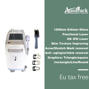 Erbium glas fraktionerad fiber Laser 1550nm skönhetsmaskin för ärravlägsnande medicinsk utrustning