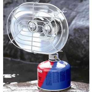 BRS-H22 Portable Gas Heater Outdoor Camping Fishing Warmer Double Burners Heating Stove