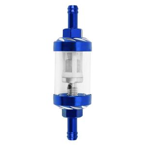 CNC Aluminum Alloy Glass Motorcycle Gas Fuel Gasoline Oil Filter Moto Accessories for ATV Dirt Pit Bike Motocross