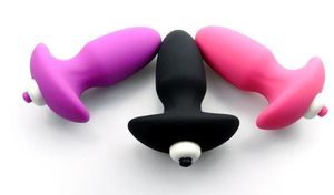 10 Velocidades Vibrando Anal Butt Plug, Vibrador Anal, Massageador de Próstata Unissex para Casal, Produtos Sensuais Adultos Brinquedos Sexuais cores Frete Grátis
