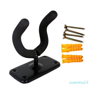 Wholesale-2PCS Sliding Plate Wall-mount Stand Rack Load-bearing Shelf Hanger with Iron Hooks for Skateboard Guitar Storage