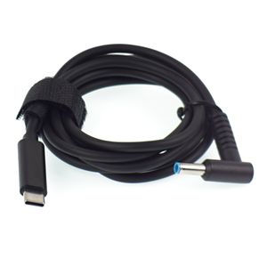 Laptop Szybkie ładowanie kabla typu C USB C PD Mężczyzna do DC 4.5x3,0 mm dla HP Elitebook Folio 1040 G1 Notebook Adapter kabel