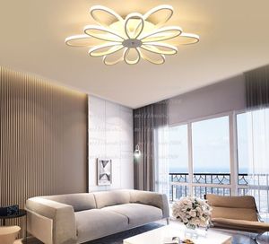 LED Ceiling lights Modern living room Ceiling lamps Nordic novelty Flower fixtures dining room luminaires bedroom lighting MYY