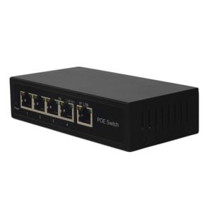 Freeshipping Universal KF-S1QH-1TH-60 1 + 4 Port 10 / 100Mbps PoE Switch Ethernet do urządzeń przełączników sieciowych Pulpit Ethernet Switch