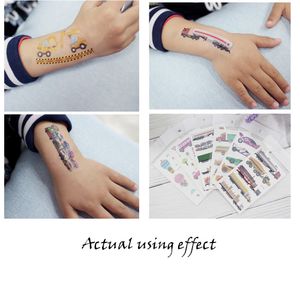 Water Transfer Tattoo Waterproof Temporary Tattoo for Kids Beauty Decals for Child Multiple Stickers for Baby by Vosaidi