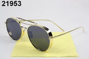 2018 Новый высококачественный бренд дизайнер роскошные женские солнцезащитные очки женские солнцезащитные очки круглые очки Gafas de sol mujer lunette
