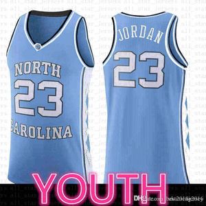 Университет штата Северная Каролина 23 Michael JD Youth Kids Mens Basketball Jersey NCAA Tune Squad Space 23 Размер трикотажных изделий s-xxl