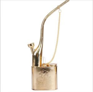 Creative Pure Copper Big Old Shouxing Water Pipe Brass Water Tobacco Bottle Dual Purpose Filter Dual Water Tobacco Bag