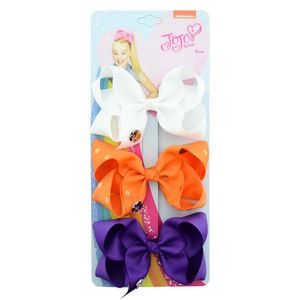 IN Set di decorazioni per capelli per bambini Ultimo stile Swia Fiori deformati 3 colori Una carta Bowknot Fermaglio per capelli Copricapo per bambini Fiocco multicolore in poliestere