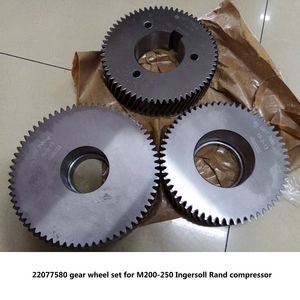 Conjunto de roda de engrenagem eixo de engrenagem acionado 22077580 para peças de compressor de ar de parafuso Ingersoll Rand MM200-250