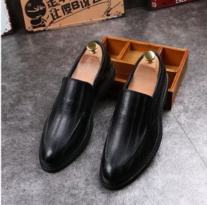 Venda quente-homens vestido sapatos formal negócio trabalho macio patente couro apontado toe para homem macho homens oxford flats nx57