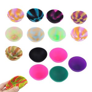 Wholesale 19 Colors Silicone Mini Seasoning Bowls Multifunctional Serve Bowl Pinch Bowl For Concentrate Butane Slick Oil Herb Flexible Wax Container