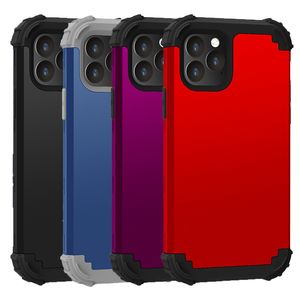 Für iPhone 11 Fall 3 in 1 Mobiltelefonfälle Heavy Duty Stoßfest Ganzkörperschutzabdeckung Kompatibel mit Samsung S21 Ultra
