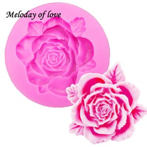 Roses Flowers chocolate wedding cake mould decorating tools DIY baking fondant silicone mold Clay Resin sugar Candy Fimo Sculpey T0108