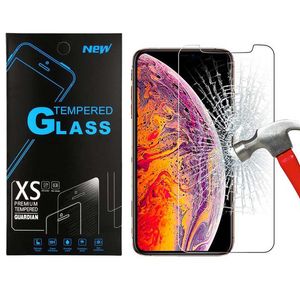 Para Samsung A51 A71 A71 A10 A10S A40 J2 Core S7 Protetor de tela de vidro temperado HUAWEI P30 Lite iPhone 11 Pro Max Papel Pacote