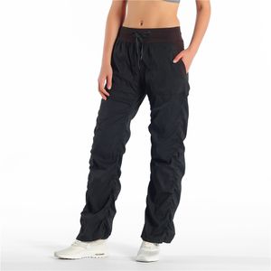 Pantaloni da ballo yoga alto palestra sport lady rilassato pantaloni sciolti donne collant sportivi per palestra