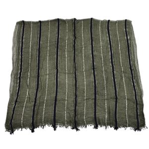 Partihandel-Qulity Mens Scarf Vintage Designer Golden Silk Thread Tun Summer Scarves Födelsedaggåva För Män Storlek 95 * 190cm