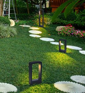 Simple modern lawn lamps LED outdoor waterproof garden lighting Nordic garden villa garden community park floor lamps