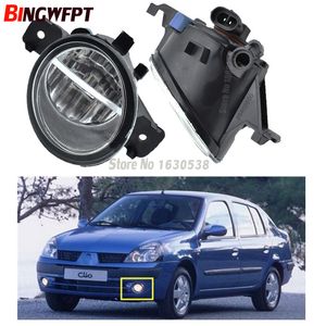 Renault Clio記号2001-2008自動バンパーランプH11ハロゲンカースタイリング電球のための前部LEDフォグライト