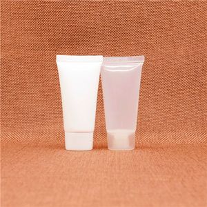 Small Plastic 20ml Cosmetic Water Bottle Refillable Cleanser Hand Cream Container Soft Squeeze Tubes Free Shipping