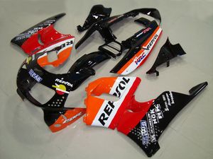 Kit carenatura moto per Honda CBR900RR 893 96 97 CBR 900RR CBR900 1996 1997 ABS Rosso arancio nero Set carenature + Regali HX10