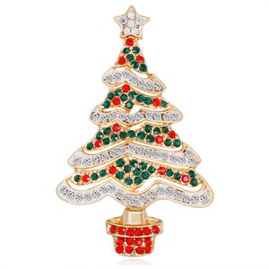 Acquista Spilla A Forma Di Albero Di Natale Vintage Spilla Di Strass Natalizia Spilla In Oro Con Albero Di Natale Gioielleria Natalizia Degli Anni 60 Regalo Mamma Nonna A 37 74 Dal